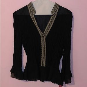 Black lightweight blouse